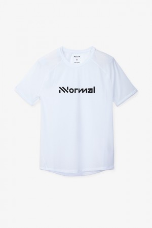 NNormal Race T-shirt NN Hvide | YW5938026