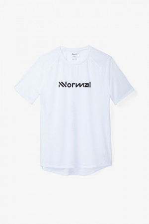 NNormal Race T-shirt NN Hvide | ZK0926314